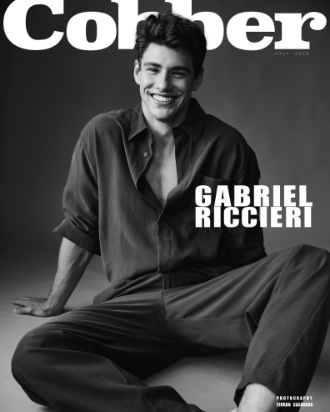 Gabriel Riccieri na capa da Cobber Magazine